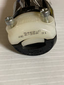Leviton R50-05469-0CS 20 Amp 250-Volt Straight Blade Connector, Black and White 5469-CS