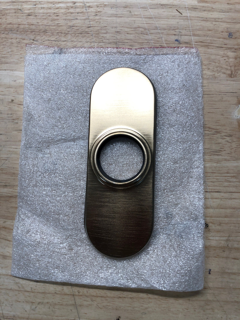 Delta RP102033CZPR WoodHurst Gasket And 3-Hole Escutcheon Plate - Lumicoat Champagne Bronze