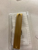 Belwith Keeler B075530-BGB Ingot 5-1/16" Center to Center (128 mm) Solid Rectangular Cabinet Handle / Drawer Pull with Finger Indent - Brushed Golden Brass