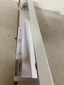 Rev-A-Shelf 24" Tip-Out Plastic Sink Tray for Kitchen and Bathroom Base Cabinets, Large Pull Out Vanity Shelf Home Organizer, White, LD-6591-24-11-1