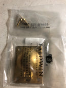 Baldwin 0394031 1-7/8 Inch x 2-1/2 Inch Flush Cabinet Pull - Non-Lacquered Brass