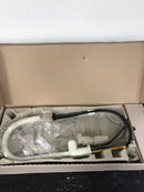 Brizo 63075LF-MWLHP Odin 1.8 GPM Single Hole Pull Down Kitchen Faucet with Arc Spout - Less Handle - Matte White