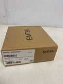 EMTEK Square Rosette Privacy Set with Matching Finish Dumont Lever - Choice of Left/Right Handing and 7 Finishes - 5210DTRHUS19 - Right Handed (RH) - Flat Black (US19)