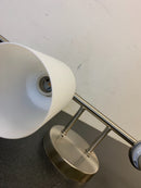 Progress Lighting P2160-09 Replay 4 Light 31" Wide Bathroom Vanity Light with Etched Glass Shades - Brushed Nickel