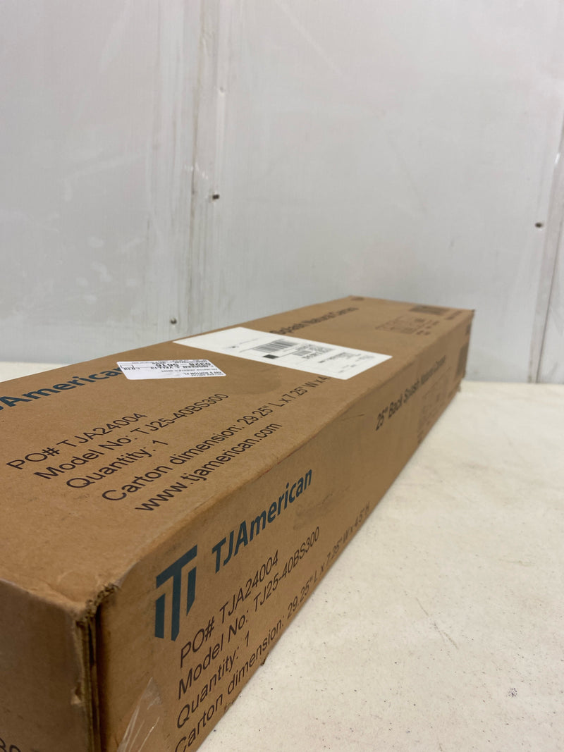 25 in. W Natural Carrara Marble Backsplash