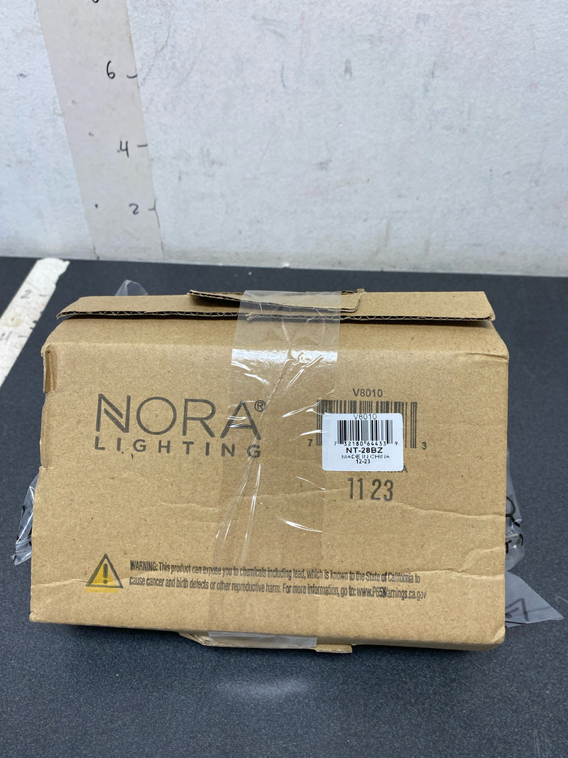 Nora Lighting NT-28BZ 6" Adjustable Recessed Trim - Bronze