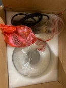 Lnc LUUV67Z5331N9C 9.5 in. Minimalist Modern Opal Glass Pendant, 1-Light Gold and White Hanging Light for Kitchen Island or Dining Room