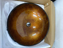 VIGO Giovanni 17"L x 17"W "6"H Over the Counter Glass Round Vessel Bathroom Sink in Golden Brown -VG07505