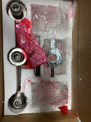 Savoy house 8-1102-3-146 Concord 22 in. 3-Light Silver and Polished Nickel Vanity Light with Ribbed Glass Shades