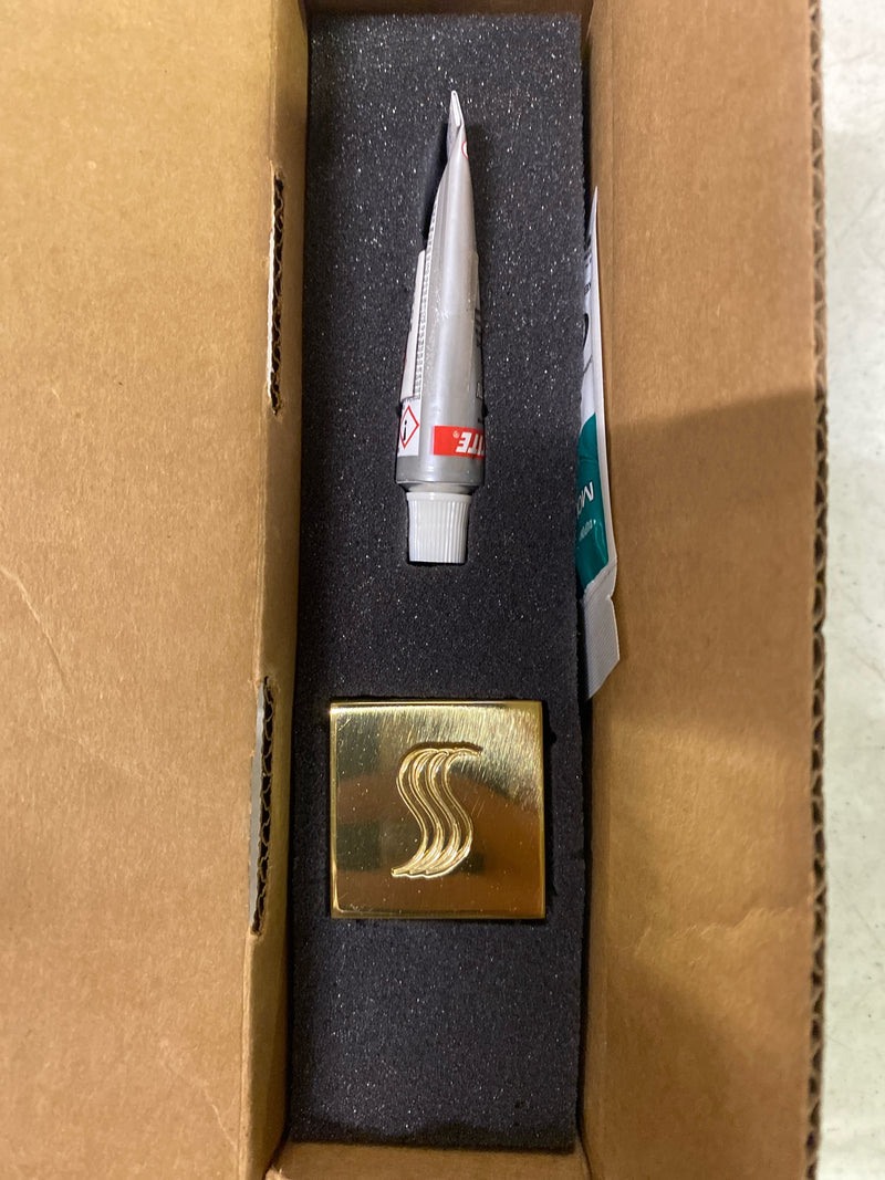 ThermaSol SVSQ-PB SteamVection Square Brass Steam Head - Polished Brass