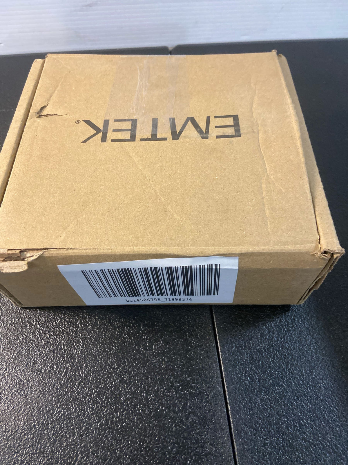 Emtek C5210HLOUS15 Helios Privacy Door Lever Set with Square Rose and Concealed Screws from the Brass Modern Collection - Satin Nickel