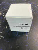 Schaub And Company 77 City Lights 1-3/8" Contemporary Flat Disc Luxury Solid Brass And