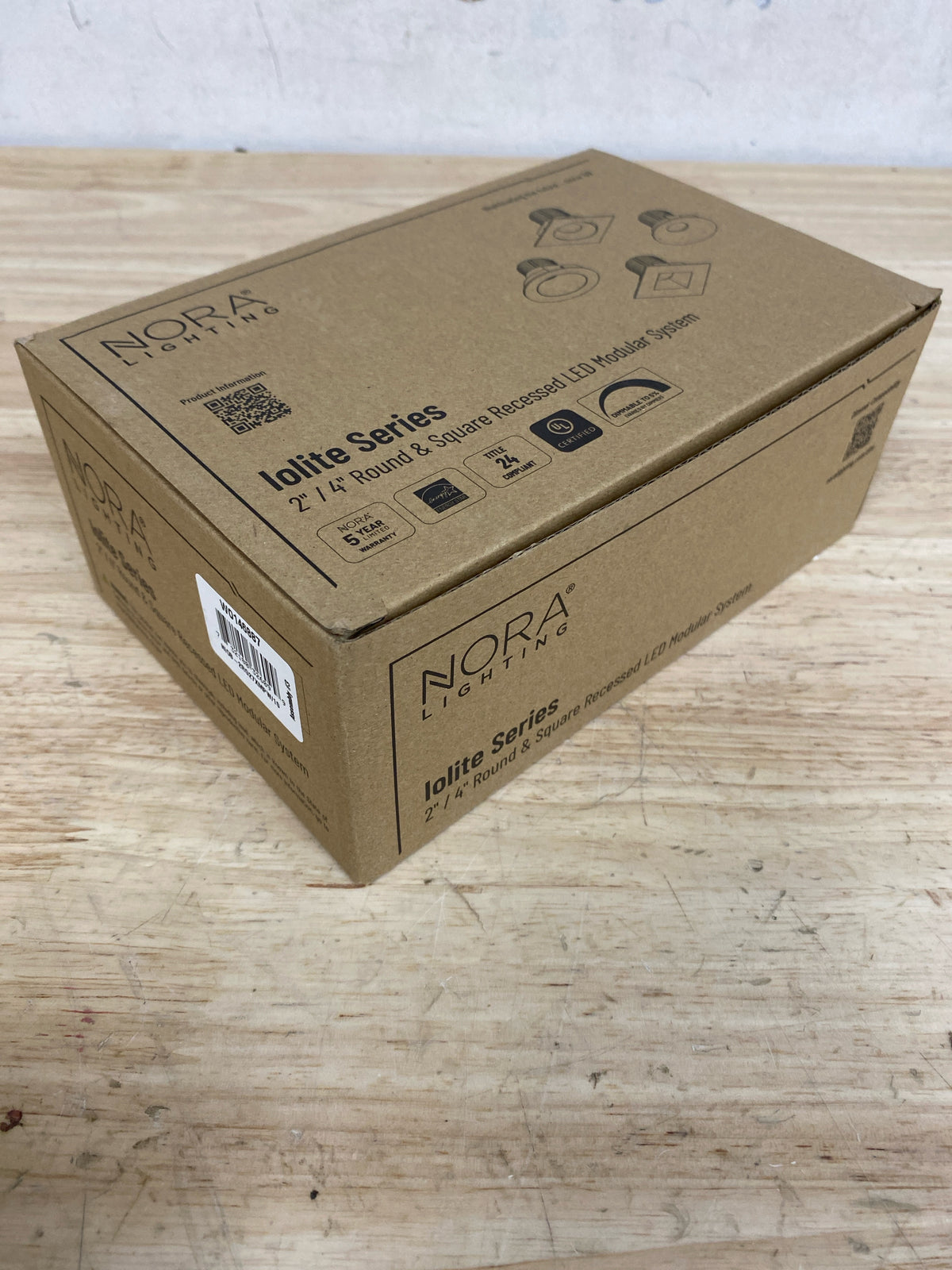 Nora Lighting Niob-2Rg27x/10 Iolite 2" Led Adjustable Recessed Trim - White