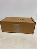 Emtek 8469US19 Square Brass Modern Single Cylinder Keyed Entry Deadbolt - Flat Black