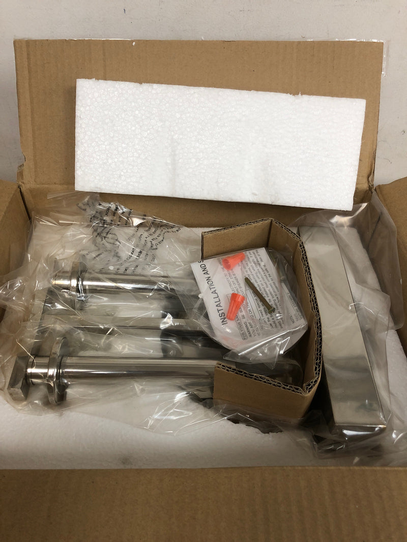 Nuvo Lighting 62/199 Harrow LED One Light Wall Sconce 4.8 Watt 285 Lumens Soft White 2700K KolourOne LED Technology Crystal Accents Polished Nickel Fixture