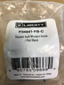 Liberty Hardware Soft Modern 1-7/16 Inch Square Cabinet Knob