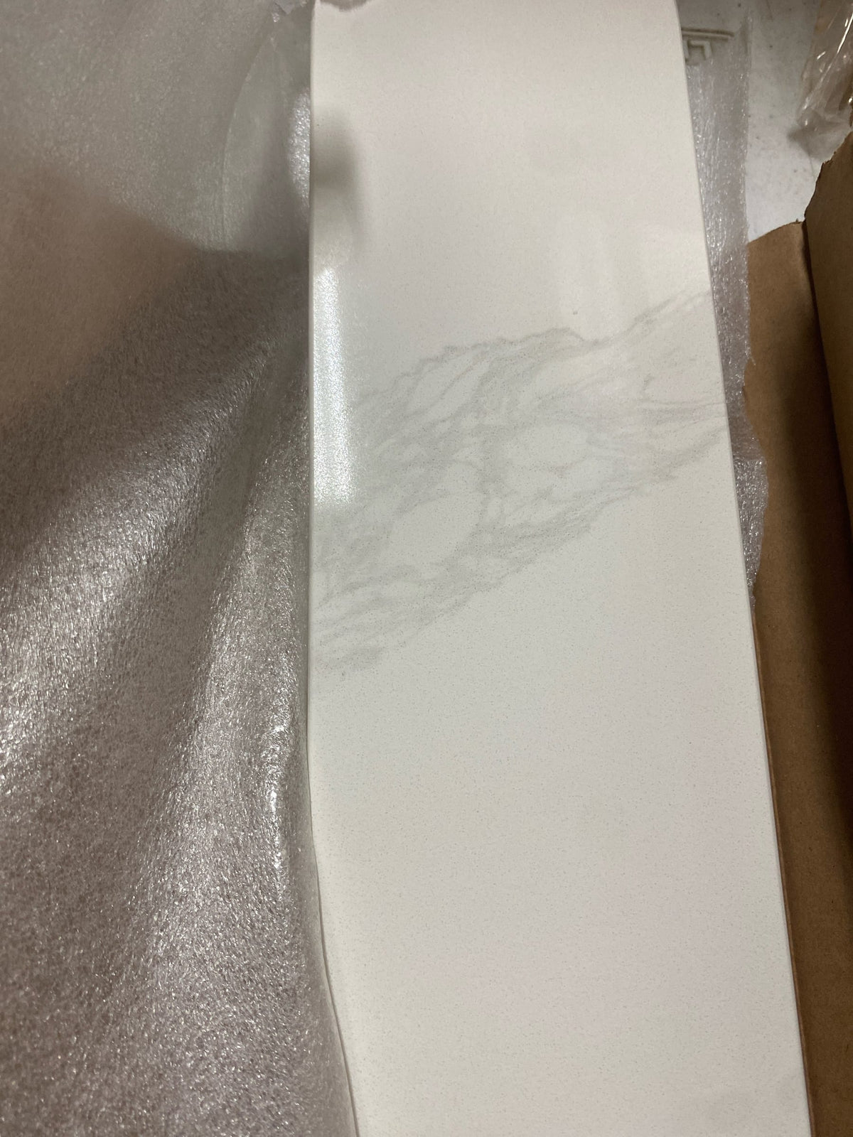 Kohler K-25815-CBB 30-Inch Wide Backsplash - Calacatta