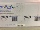 Aero pure ABFS0511 D6 W Quiet Adjustable 50-80-110 CFM Energy Star Bathroom Ventilation Fan 0.4 Sones Fits 2 in. x 4 in. Joists White