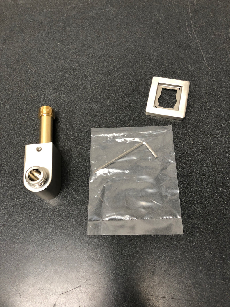 Kohler K-98350-BN Awaken Wall-Mount Supply Elbow in Vibrant Brushed Nickel