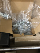 Baldwin 85390056ACX Exterior Handleset without Interior Lever or Deadbolt - Lifetime Satin Nickel