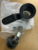 Brizo HL6034-BLSL Litze Handle Kit for Thermostatic Valve Trim with Integrated Volume Control - Industrial Lever Handle - Matte Black / Luxe Steel