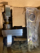 Simplex LL101126D Kaba L1000 Series Metal Mechanical Pushbutton Cylindrical Lock with Lever, 13mm Throw Latch, Floating Face Plate, 70mm Backset, Satin Chrome Finish, Left Hand