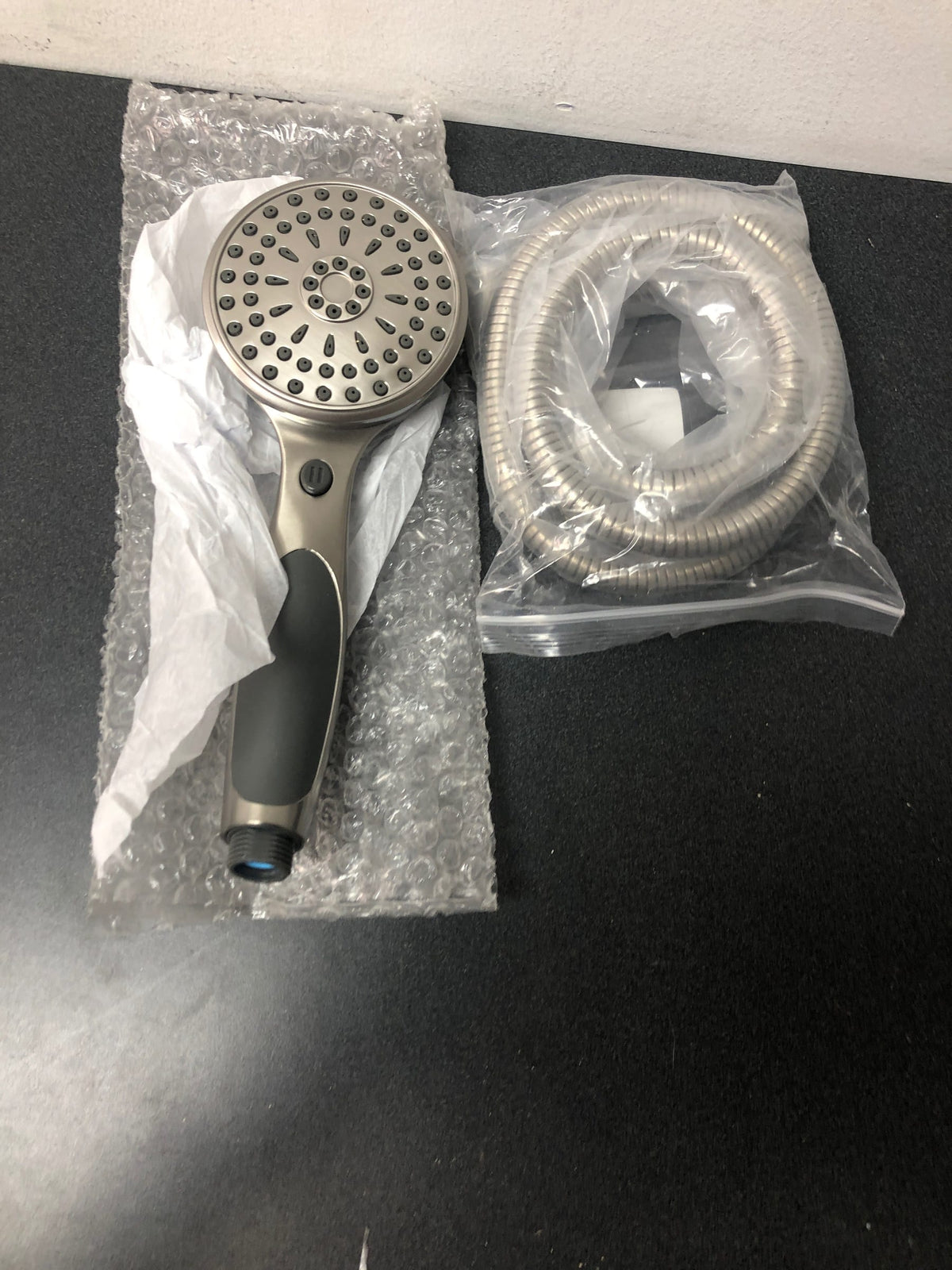 Delta 51900-SS 1.75 GPM Multi Function Handshower Package with Slide Bar, Hose, Holder and ActivTouch Technology - ADA Compliant - Brilliance Stainless