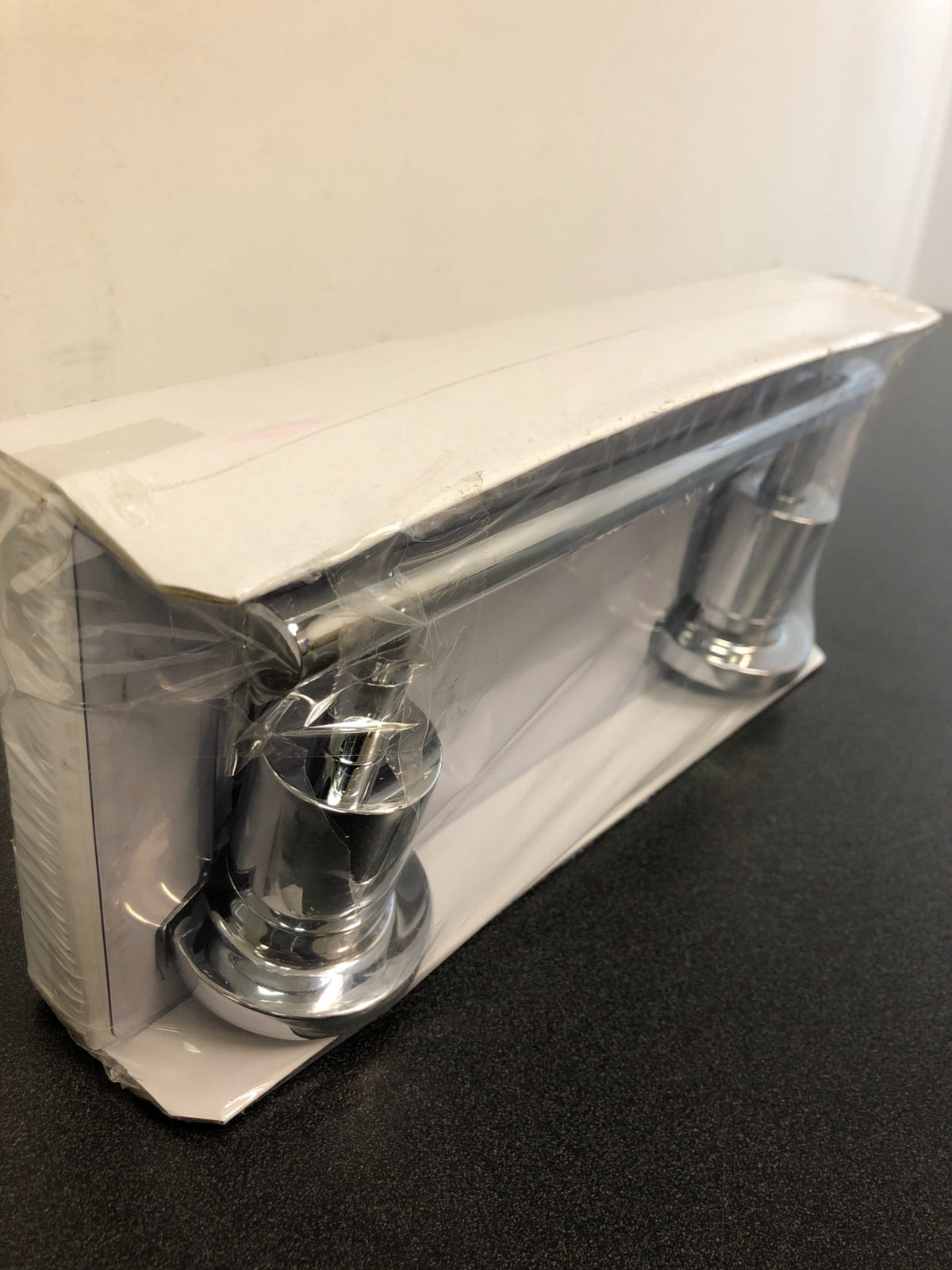 Contempra Double Post Tissue Holder - Polished Chrome