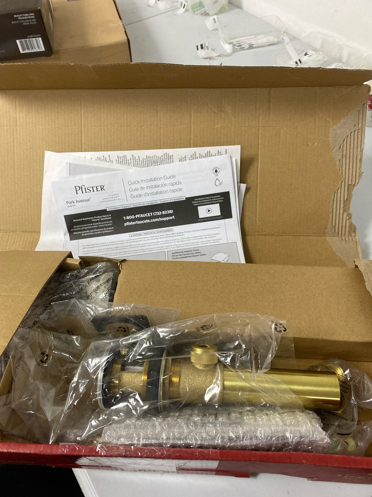 Pfister LG42-FE0C Bath Faucets and Accessories, Polished Chrome