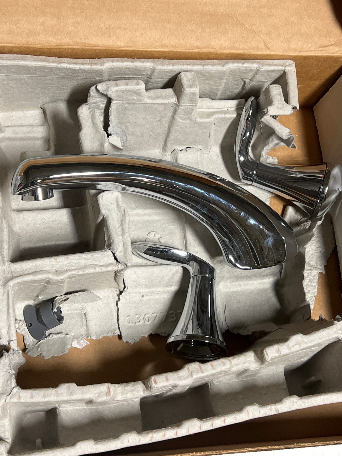 Kohler K-P15290-4-CP Coralais Deck-Mount High-Flow Bath Faucet Trim with Lever H