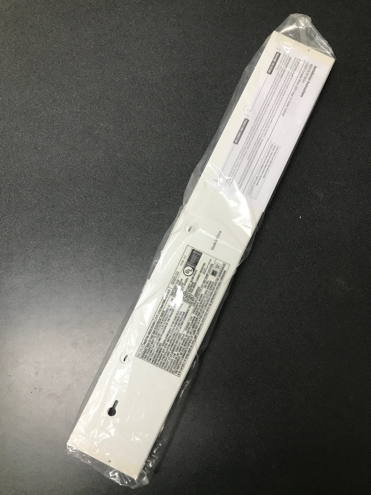 Nora Lighting NUDTW-8822/23345WH LEDUR-TW 22" LED Under Cabinet Light Bar - 2700K-5000K Color Temperature Adjustable - White