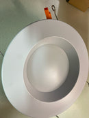 ELCO Lighting EL61550 5" Integrated LED Reflector Recessed Trim - 950 Lumens 5000 Kelvin - White