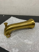 Kohler K-28563-2MB Tempered 6-3/8" Integrated Diverter Tub Spout - Vibrant Brushed Moderne Brass