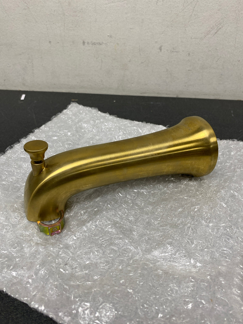 Kohler K-28563-2MB Tempered 6-3/8" Integrated Diverter Tub Spout - Vibrant Brushed Moderne Brass