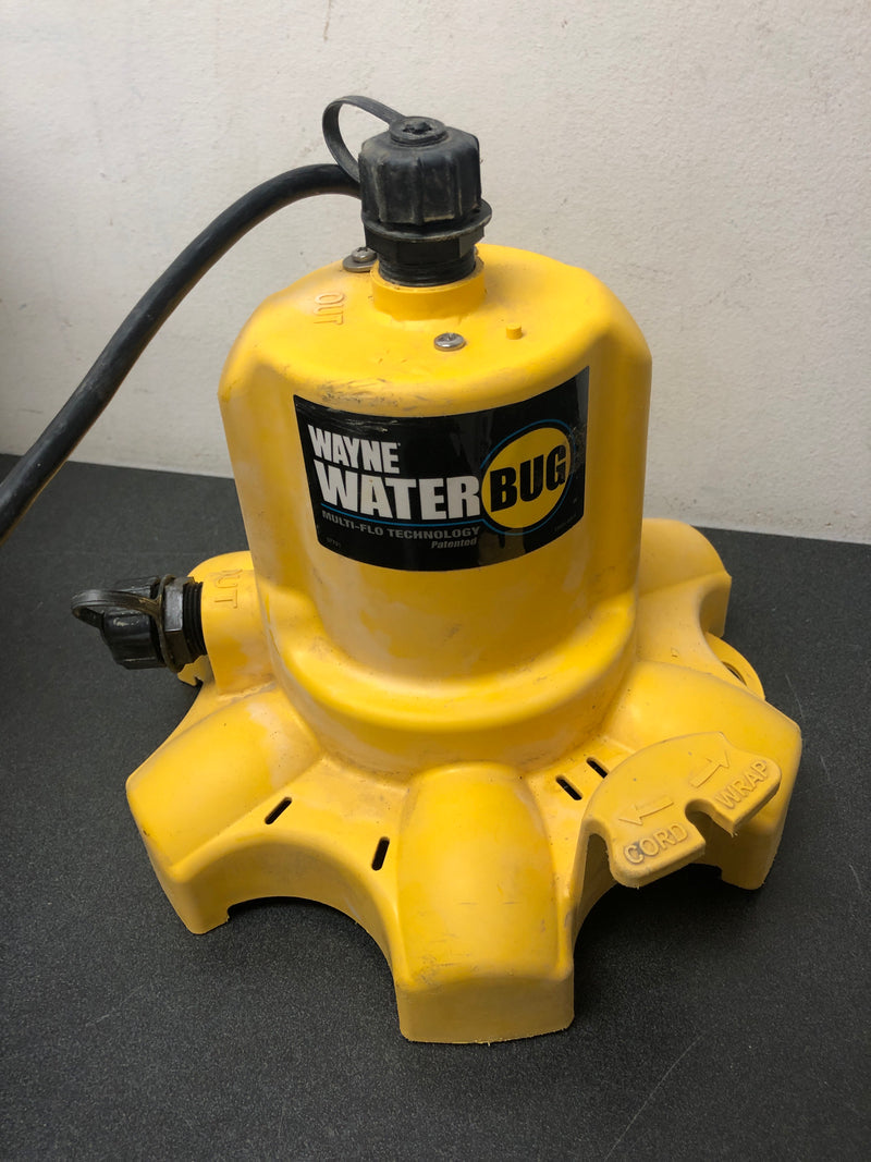 WAYNE WWB 1/6 HP Thermoplastic Non-Submersible Utility Pump WaterBUG - N/A