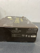 Signature Hardware SHWSCLE207MB Lexia 1.2 GPM Wall Mounted Widespread Bathroom Faucet with Pop-Up Drain Assembly - Matte Black