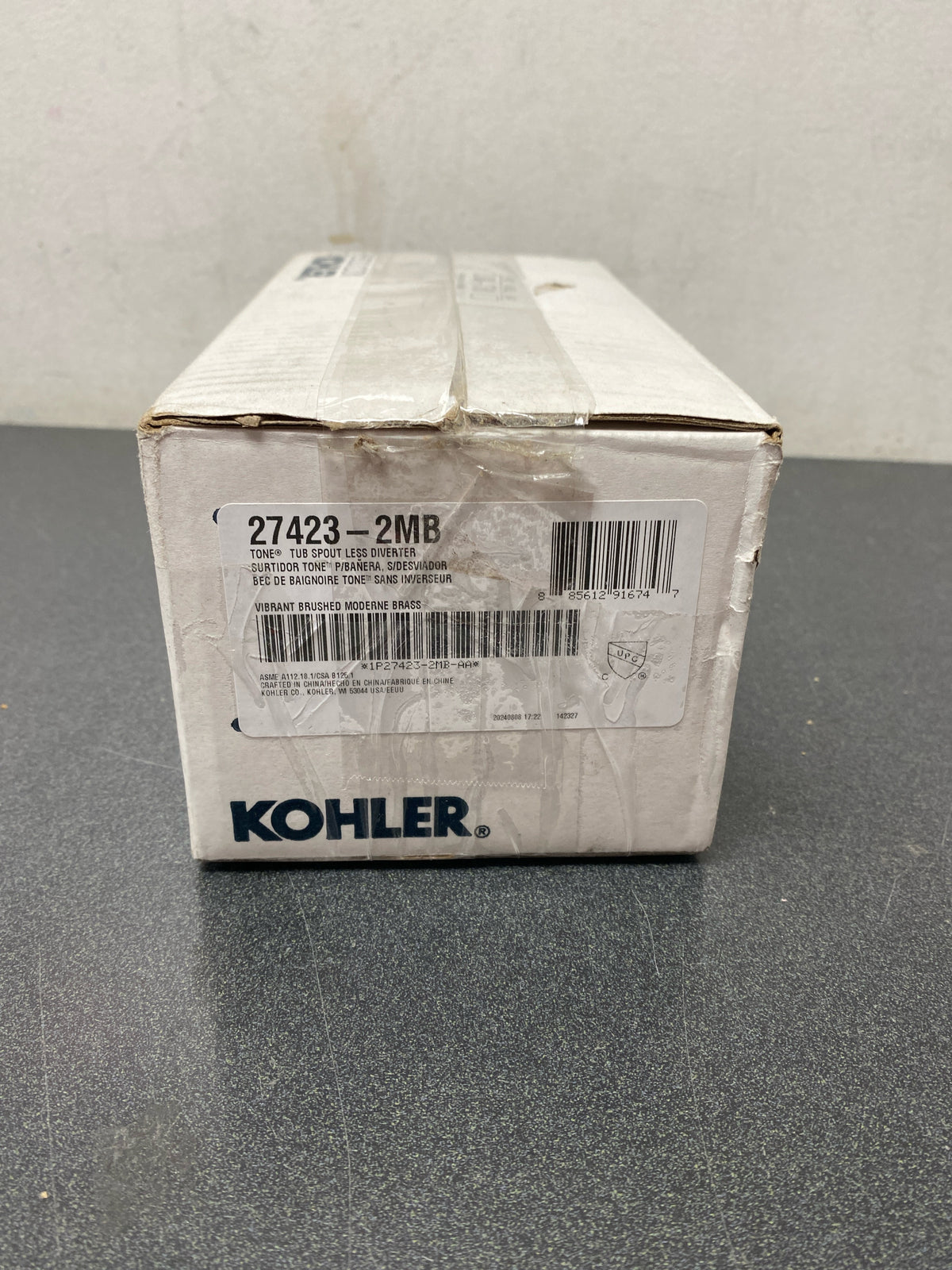 KOHLER TONE TUB SPOUT LESS DIVERTER