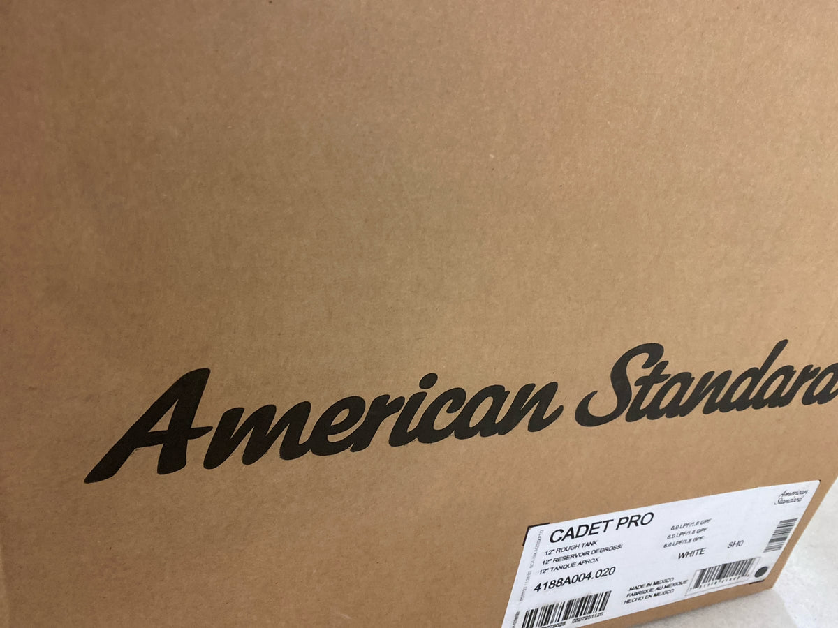 American Standard 4188A004.020 Toilet Tank with Left Side Flush Lever - White