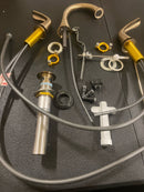 Delta 3538-CZMPU-DST Lahara Widespread Bathroom Faucet with Pop-Up Drain Assembly - Includes - Champagne Bronze