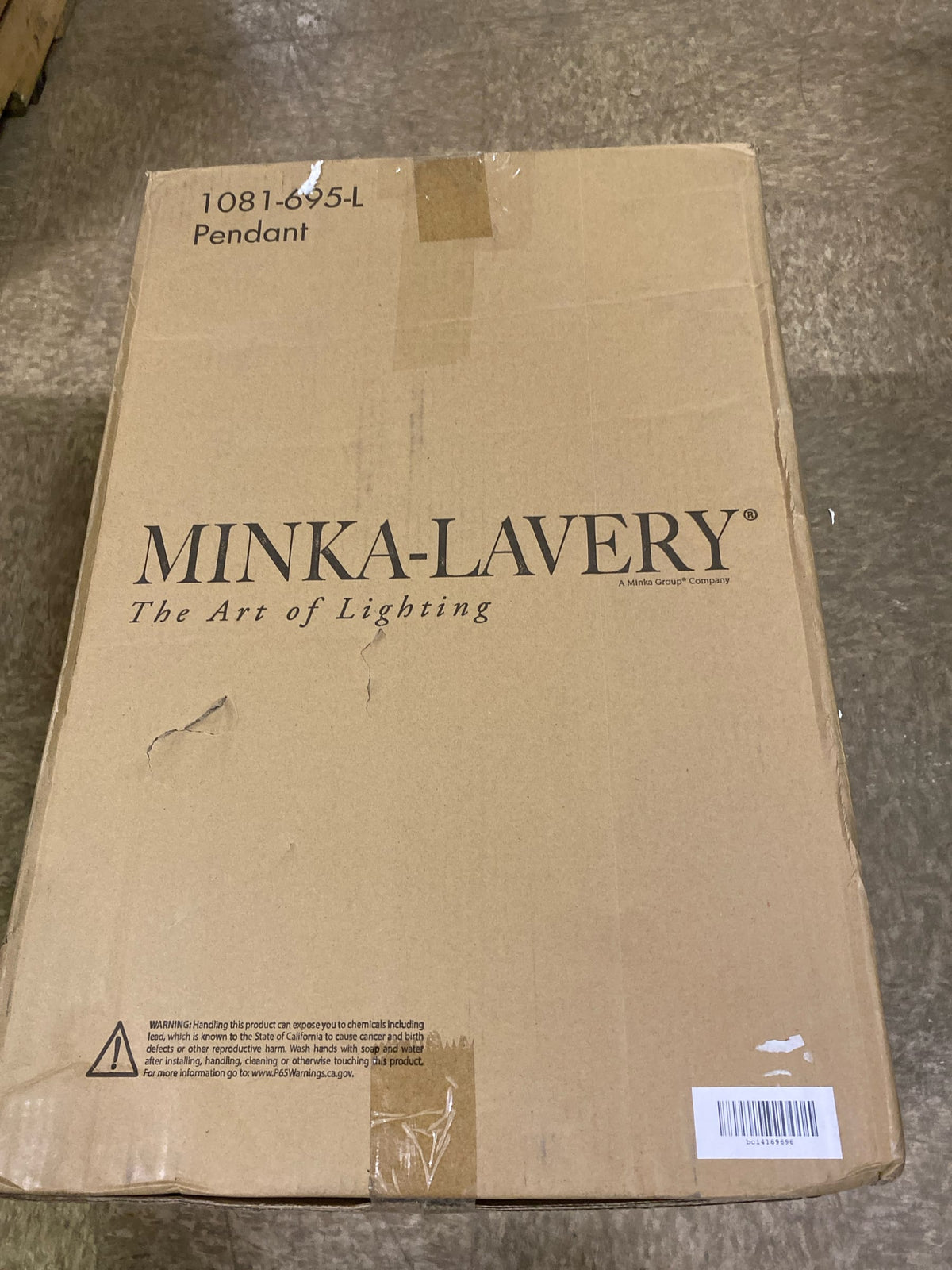 Minka Lavery 1081-695-L Regal Terrace 14" Wide LED Pendant - Soft Brass