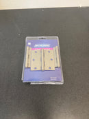 Schlage 677584 3.5 in. Satin Nickel Square Hinges (3-Pack)