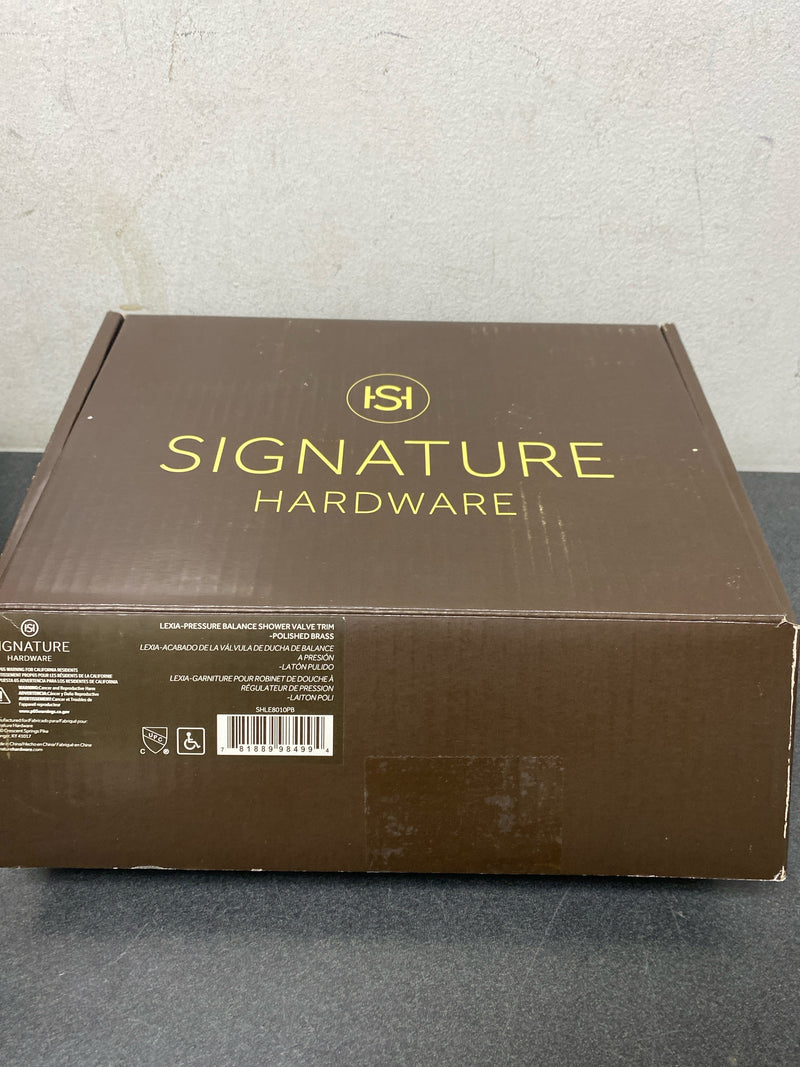 Signature Hardware 497914 Lexia Pressure Balanced Valve Trim - Less Valve - Polished Brass