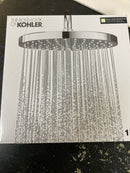 Kohler K-76465-Y-BN Awaken Round 10" Single Function 2.5 GPM Rainhead with MasterClean Sprayface - Vibrant Brushed Nickel