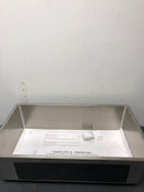 Elkay HDU32189F Crosstown 32in. Undermount 1 Bowl 18 Gauge  Stainless Steel Sink Only and No Accessories