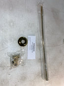 Kingston Brass KTK102P Toilet Supply Kit, 1/2" IPS (Iron Pipe Size) Inlet - 3/8" Outlet - Polished Brass