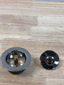 Brasstech 270/26 1-1/2" IPS Brass Lift and Turn Drain - Polished Chrome