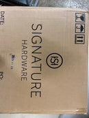 Signature Hardware SHBD200RWH CCY 1.28 12 RH TANK BRAD - White