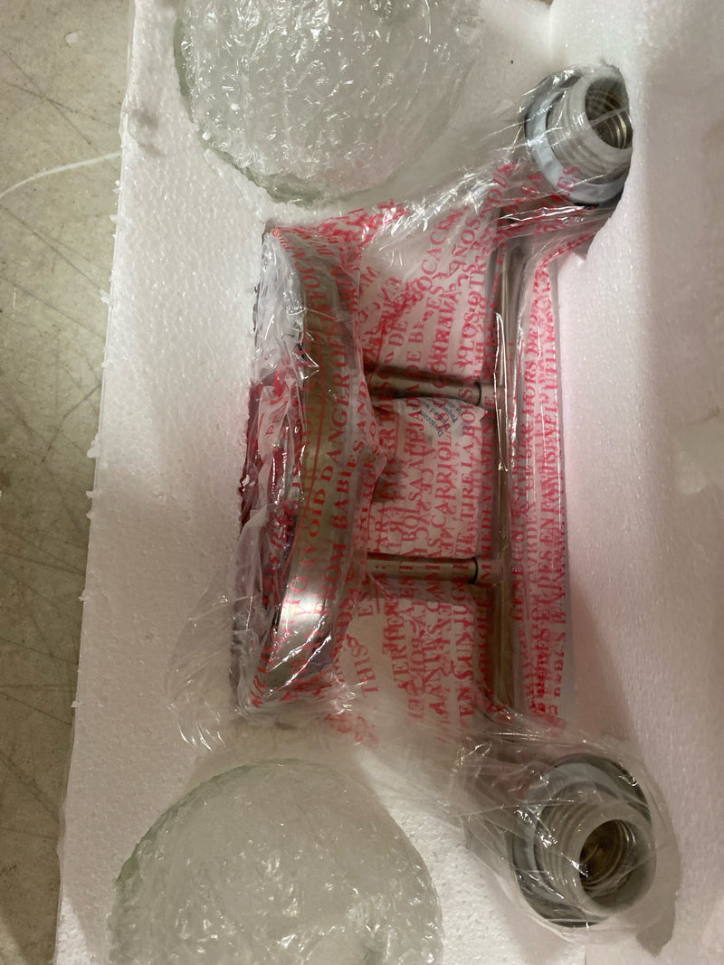 ML Lighting Amberle 2-Light Vanity Brushed Nickel