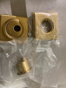 Baldwin 8261 Hollywood Hills Double Cylinder Keyed Entry Deadbolt, Vintage Brass