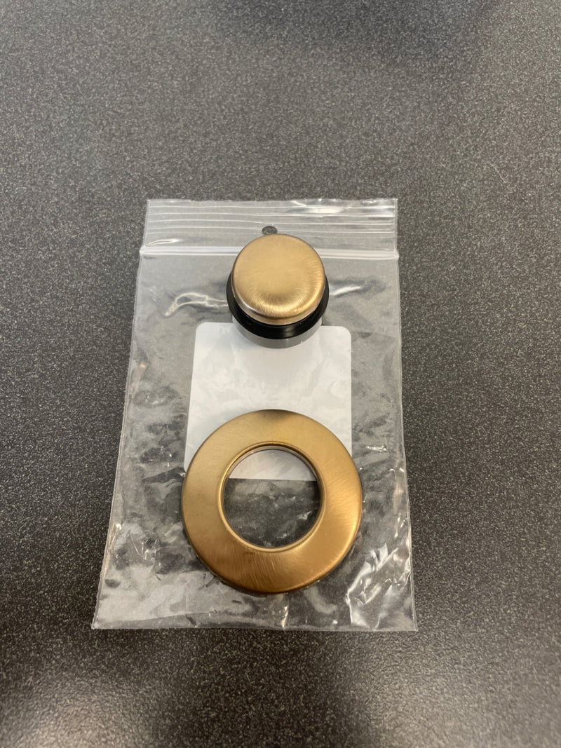 InSinkErator STC-BB Sink Top Mounted Air Switch for Garbage Disposals - Brushed Bronze